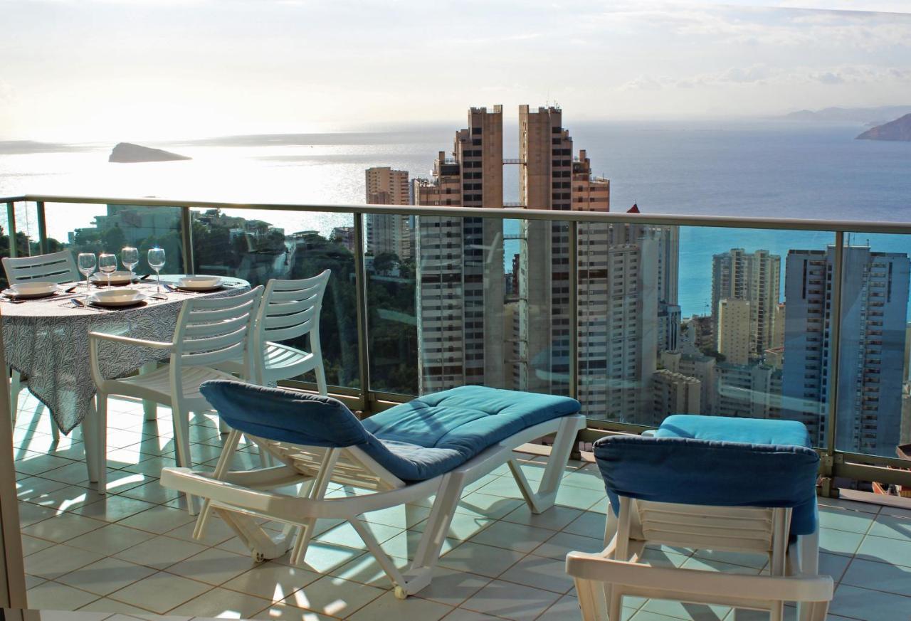 Skyline 26 Stunning Sea Views From A 2-Bedroom Apartment On The 26Th Floor Benidorm Exteriér fotografie