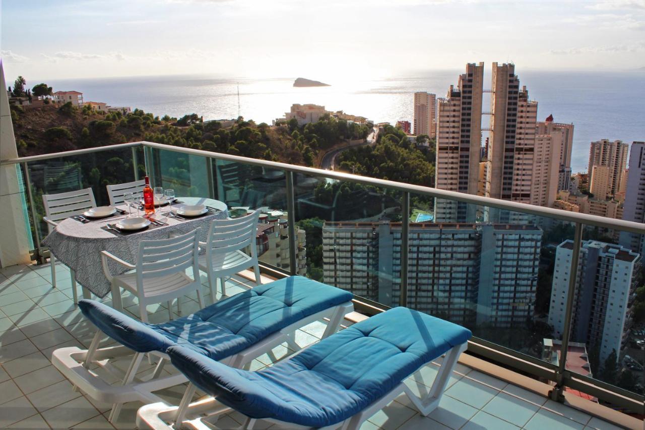 Skyline 26 Stunning Sea Views From A 2-Bedroom Apartment On The 26Th Floor Benidorm Exteriér fotografie