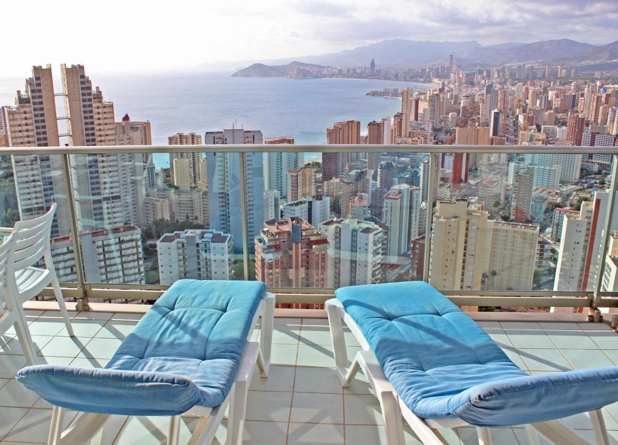 Skyline 26 Stunning Sea Views From A 2-Bedroom Apartment On The 26Th Floor Benidorm Exteriér fotografie