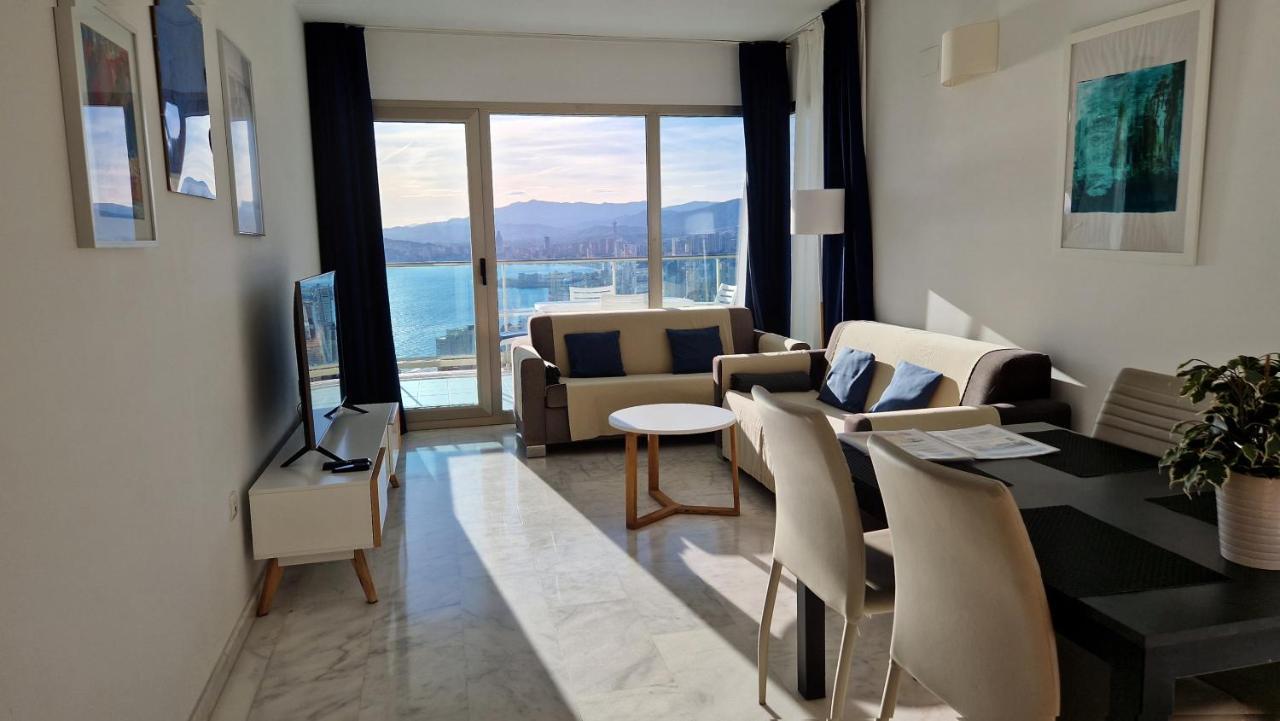 Skyline 26 Stunning Sea Views From A 2-Bedroom Apartment On The 26Th Floor Benidorm Exteriér fotografie