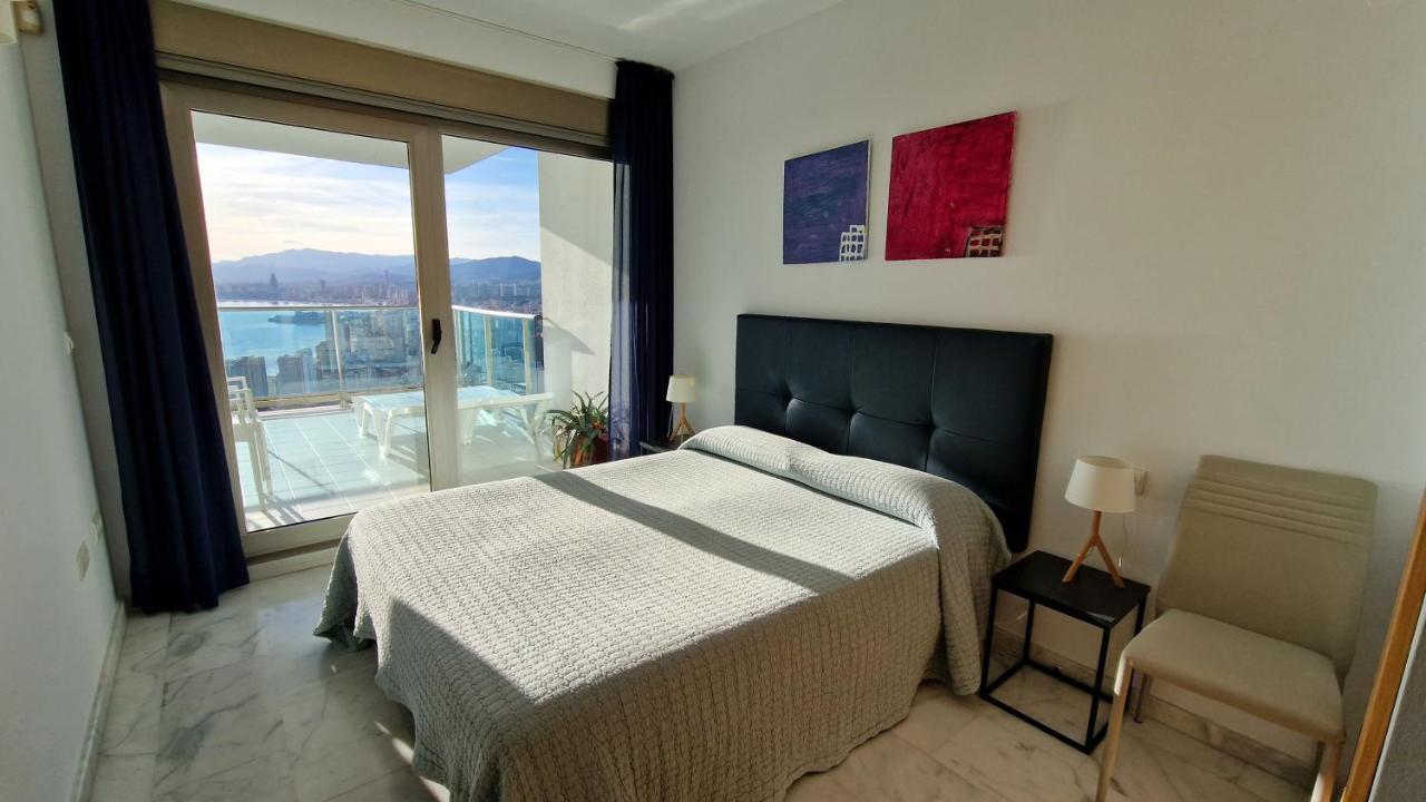 Skyline 26 Stunning Sea Views From A 2-Bedroom Apartment On The 26Th Floor Benidorm Exteriér fotografie