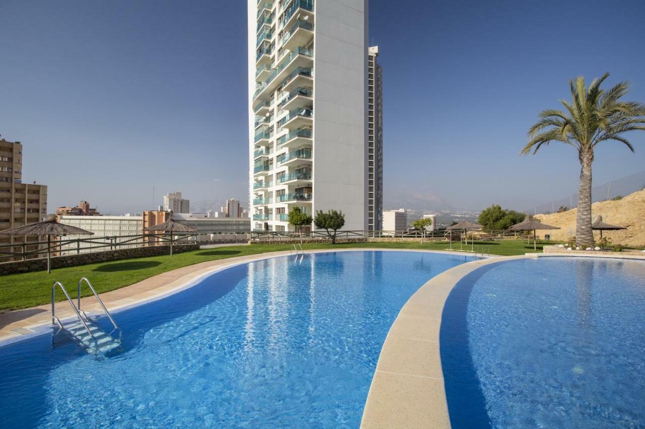 Skyline 26 Stunning Sea Views From A 2-Bedroom Apartment On The 26Th Floor Benidorm Exteriér fotografie